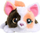 Lodër pelushi që reagon Just Play FurReal My Mini's Kitty, 12 cm, shumëngjyrëshe