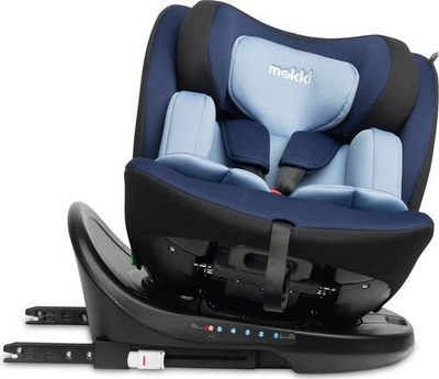 Sjedilje makine Mokki I-Size, 40-150 cm, rrotulluese 360°, blu navy