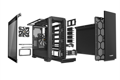 Kuti kompjuteri be quiet Silent Base 601 BGW26, ATX Mid Tower, panel xhami i errësuar, e zezë