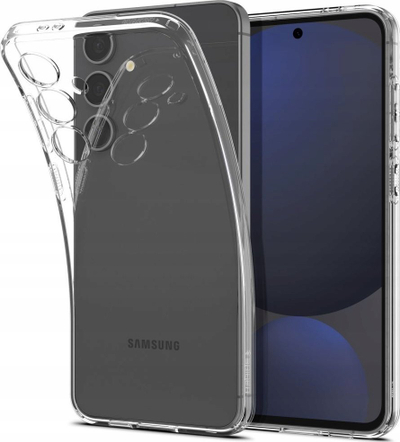 Mbështjellës telefoni Spigen Liquid Crystal, Samsung Galaxy S25, TPU, transparent