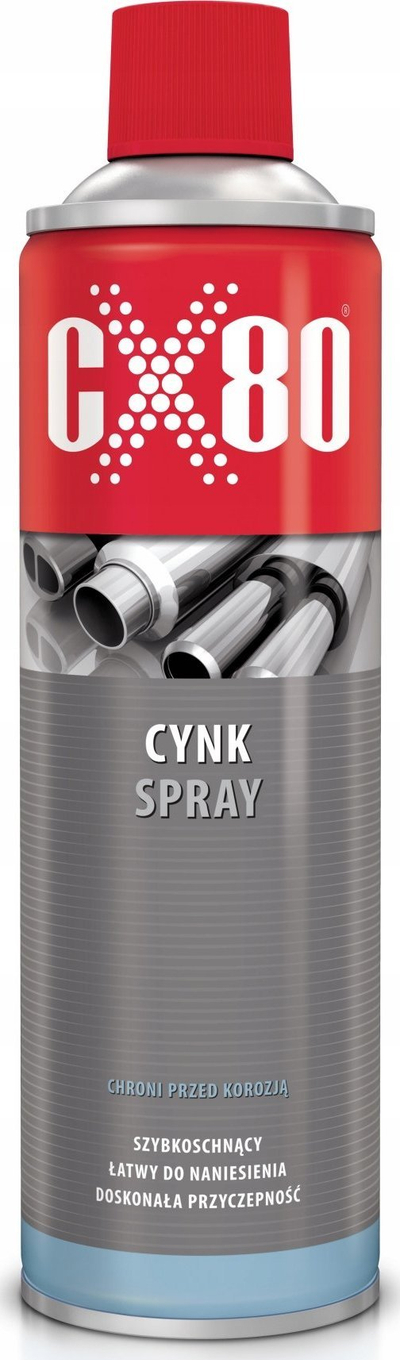 Sprej zinku CX80 Zinc Spray, kundra ndryshkut, thahet shpejt, 500 ml