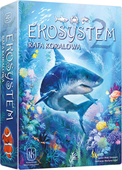 Lojë me letra Nasza Księgarnia Ecosystem 2 Coral Reef, familjare, version polak