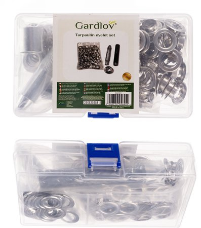 Set rondele gardhi Gardlov 25811, 10mm, 100 copë, metal