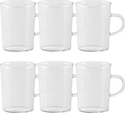 Set gotash WoL Conical, 6 copa, 220 ml, xham borosilikat transparent