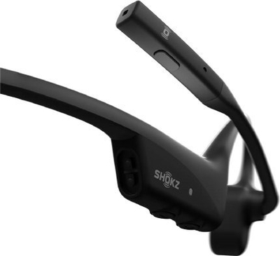 Kufje Bluetooth Shokz OpenComm2 Industrial, me mikrofon, open ear, të zeza