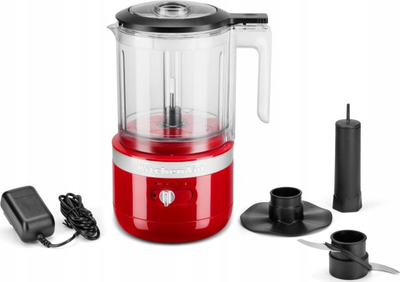 Сечко без кабел KitchenAid 5KFCB519EDG, 1.2L, батерија 12V, црвен