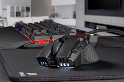 Maus gaming Corsair IRONCLAW RGB Wireless, pa kabllo, ngjyrë e zezë