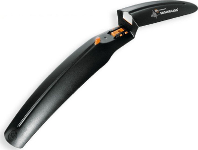 Mbrojtëse e përparme biçiklete SKS Germany Shockboard, vihet te forku, plastike, e zezë