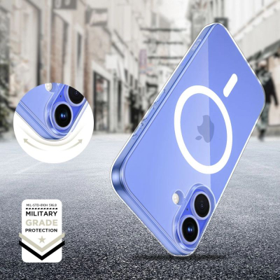 Mbulesë telefoni Tech-Protect FlexAir MagSafe për iPhone 16, TPU, transparente