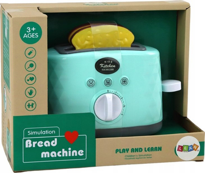 Tostier lodër Leantoys Kids Kitchen, me feta plastike, jeshile