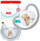 Силиконска цуцла NUK Air Soother, 6-18 месеци, Вини Пу, сива