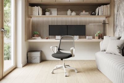 Канцелариско столче SENSE7 Sopty, бело/сиво