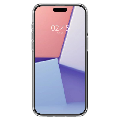 Mbrojtëse telefoni Spigen Liquid Crystal për iPhone 15 Pro, e butë, me standard ushtarak, transparente