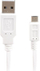 Kabllo Sharkoon, USB-A në microUSB, 0.5m, e bardhë