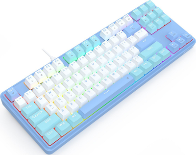 Tastierë mekanike Redragon K707 TKL, 87 taste, RGB, me kabllo, e zezë