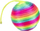 Lodër për mace Trixie Cat Ball Rattle, top stofi, me zile, shumëngjyrëshe