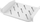 Raft kabine Lanberg AK-1012-S, për kabinet 10", 1U, gri