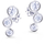 Vathë për femra Cutie Jewellery Z8030-30-10-X-2, të argjendtë/transparent