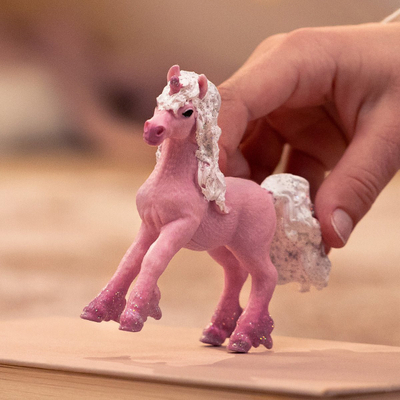 Figurinë lodër Schleich Bayala Blossom Unicorn Foal, 10cm, shumëngjyrëshe