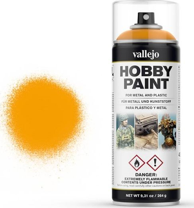 Spray bojë Acrylicos Vallejo VJP28018, 400ml, Sun Yellow