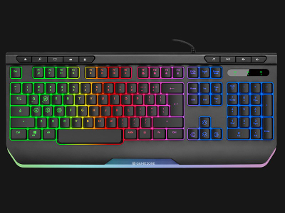 Tastierë Gamezone Ray X, RGB, USB, e zezë