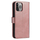 Футрола за телефон Hurtel Magnet Case за iPhone 16e, со капак, розова металик