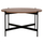 Tavolinë për kafe Φ80x45Hcm (HM9588.04), bardhë/ zezë