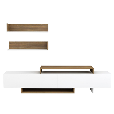 Set mobilie për TV Eduardo 180x29,5x45Hcm (HM8909.12), bardhë