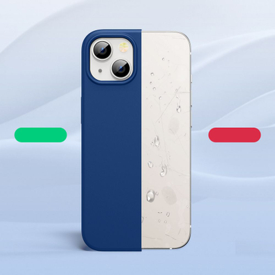 Mbrojtëse silikoni Ugreen për Apple iPhone 13, me mikrofibër, blu e errët