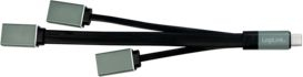 USB разделник LogiLink UA0315, USB-C во 3x USB-A, 5 Gbit/s, сива