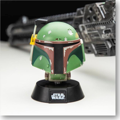 Figurinë ndriçuese Paladone Star Wars Boba Fett, me bateri AAA, plastikë shumëngjyrëshe