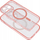 Mbrojtëse telefoni Clear Mag Cover për Samsung S25 Plus, MagSafe, transparente rozë me shkëlqim