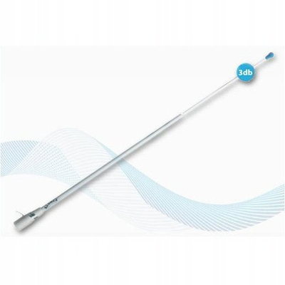 Antena VHF Elgotech Glomex RA112AUS, 1.5m, kabllo 4.5m, e bardhë