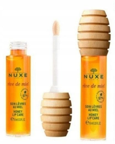 Balsam për buzë NUXE Reve De Miel Honey Lip Care, ushqyes, i tejdukshëm, pa ngjyrë