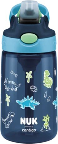 Shishe me pipzë NUK Contigo Easy Straw Cup, 0.42L, për kalamaj, blu