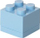 Kuti mini LEGO 4-Stud, plastike, blu e çelët
