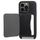 Mbrojtëse telefoni Karl Lagerfeld për iPhone 14 Pro, crossbody me xhep për karta, e zezë