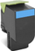 Toner Lexmark 80C2SCE, cyan, origjinal