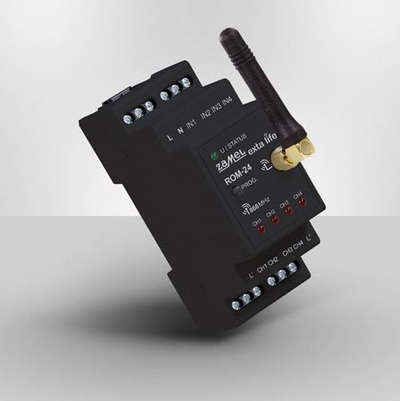 Marrës radio modular Zamel ROM-24, 4 kanale, 230V AC