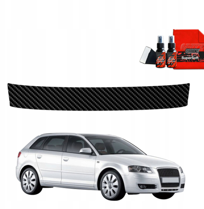 Folie mbrojtëse karboni Grizz Protector për Audi A3 8P Hatchback 5D 2008-2012, ngjitëse, e zezë