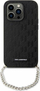Mbulesë telefoni Karl Lagerfeld KLHCP14SSACKLHPK, për iPhone 14, hardcase Saffiano, e zezë