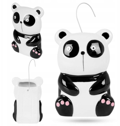 Lagështues radiatori qeramik Panda, pa energji elektrike, bardh e zi