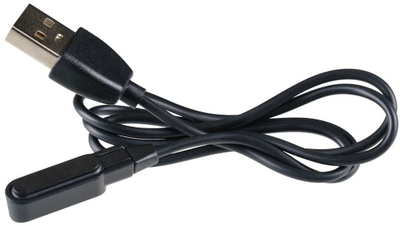 Kabllo karikimi Garett C001, magnetike 3 mm, për orë inteligjente, e zezë