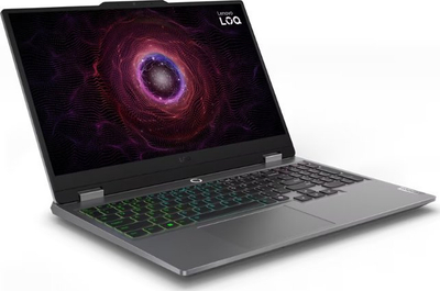 Laptop Lenovo LOQ 15AHP9, 15.6" FHD, Ryzen 5 8645HS, RTX 4060, 16GB RAM, 1TB SSD, gri Luna