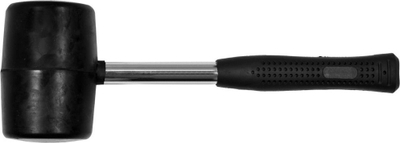 Чекан од гума Vorel 33908, 1.1kg, рачка од челик, црн