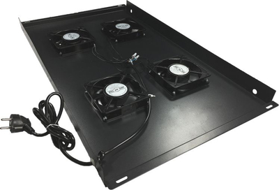 Panel ventilimi çatie Alantec SA-FR-4-600-1000-C, për kabinete 600x1000 mm, 4 ftohës, gri