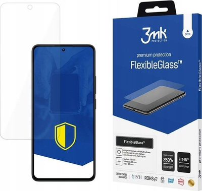 Mbrojtëse ekrani 3mk FlexibleGlass për Redmi 13 4G/5G, gjysmë xham fleksibël, transparente