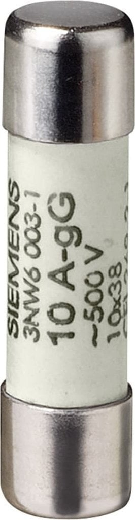 Siguresë cilindrike Siemens 3NW6008-1, 8A gG, 10x38mm, 500VAC