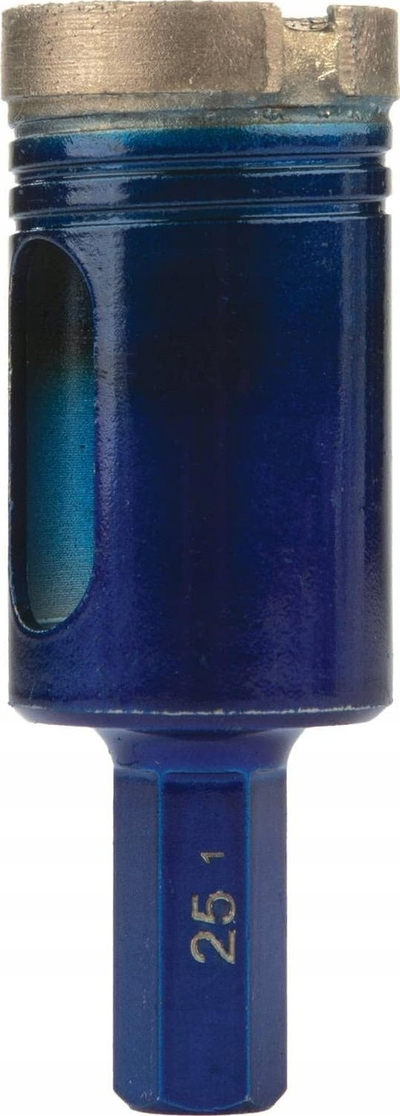 Frezë diamantimi Makita Diamond Cutter, Ø25mm, bisht gjashtëkëndor, blu