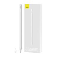Stylus për tablet Baseus Smooth Writing 2, kapacitiv për iPad, karikim magnetik, i bardhë